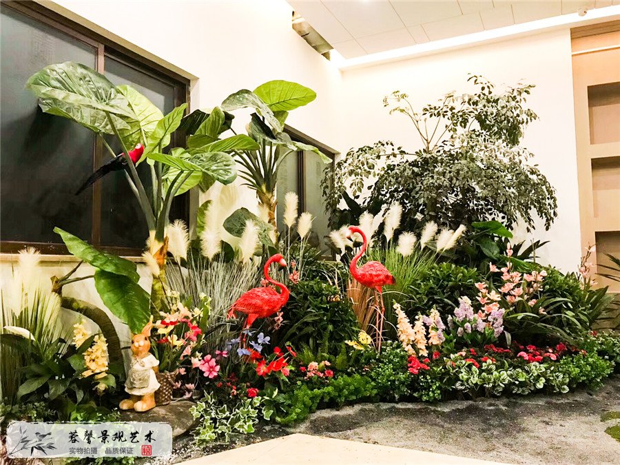 領(lǐng)地集團售樓部整體綠植景觀 (15)