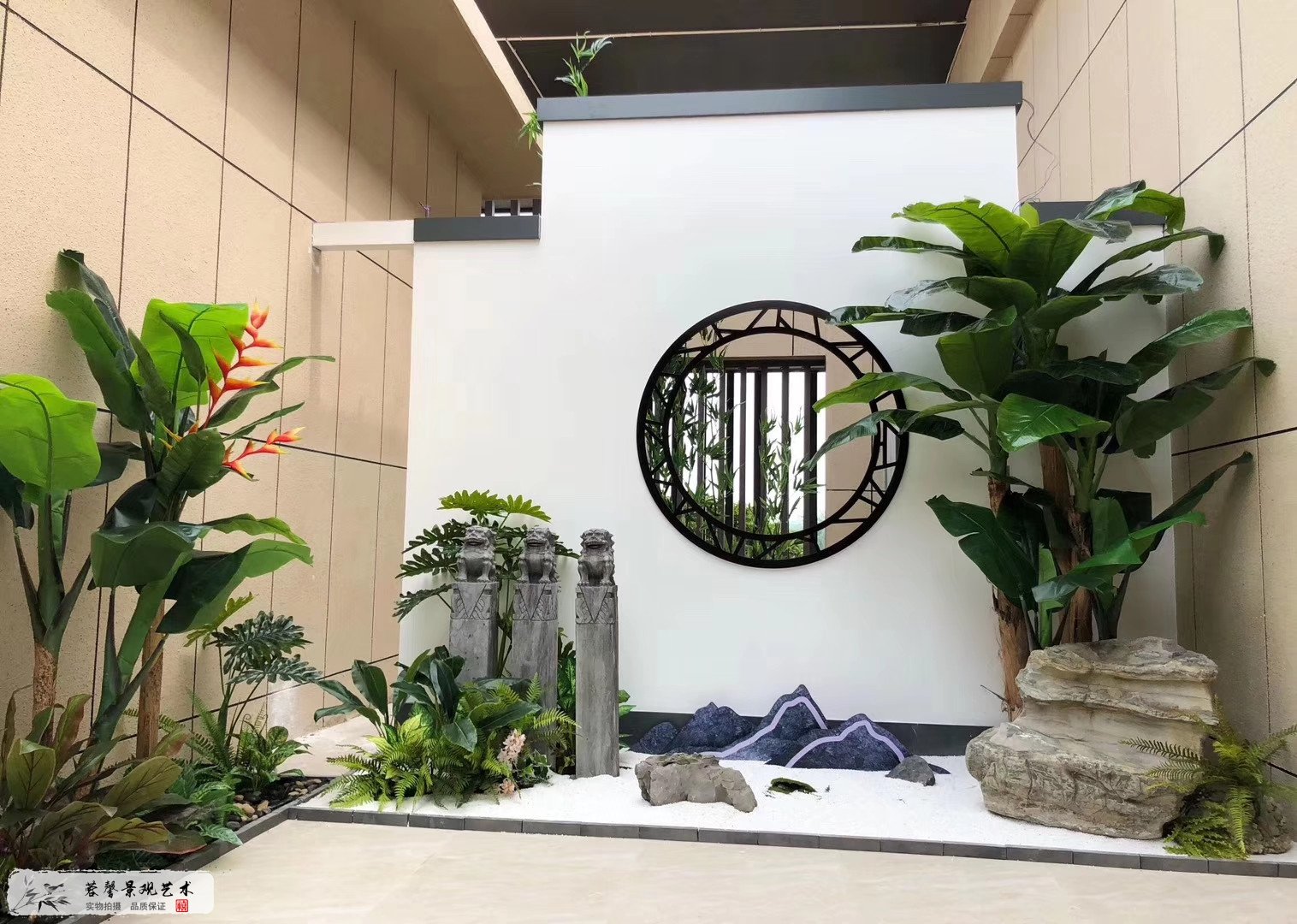 仿真植物-廣西柳州錢(qián)隆御園售樓部與錢(qián)隆江景售樓部 (6)