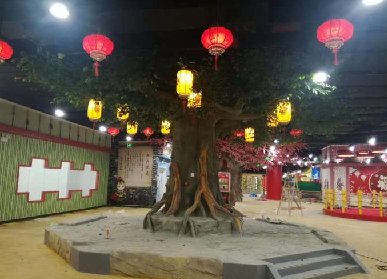 水泥包柱子榕樹(shù)